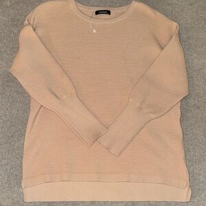Fashion Tan Crew Neck Sweater